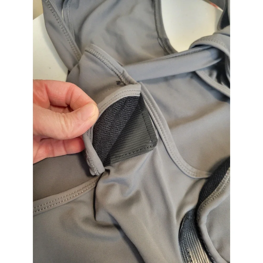 Kuoser Recovery Suit Gray Dog‎ After Surgery Professional Pet Clothing Size XXL